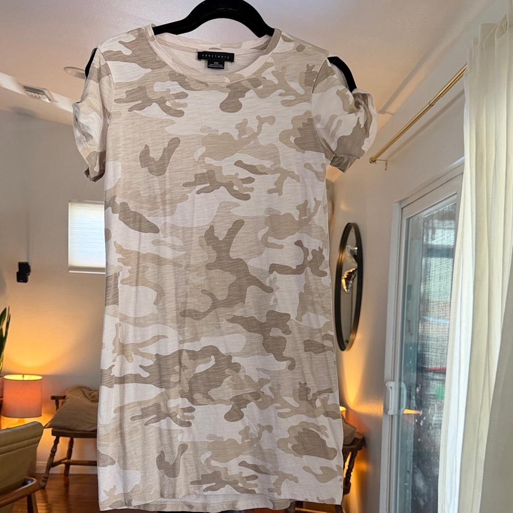 Camouflage Sanctuary T-Shirt dress
